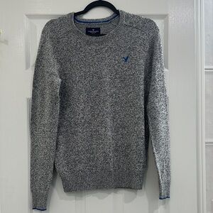American Eagle Outfitters Heathered Gray Crewneck Sweater